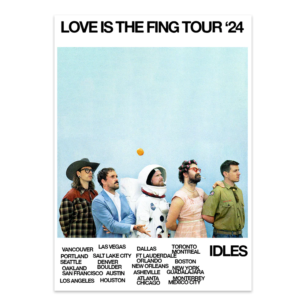 Tour Poster Na - IDLES
