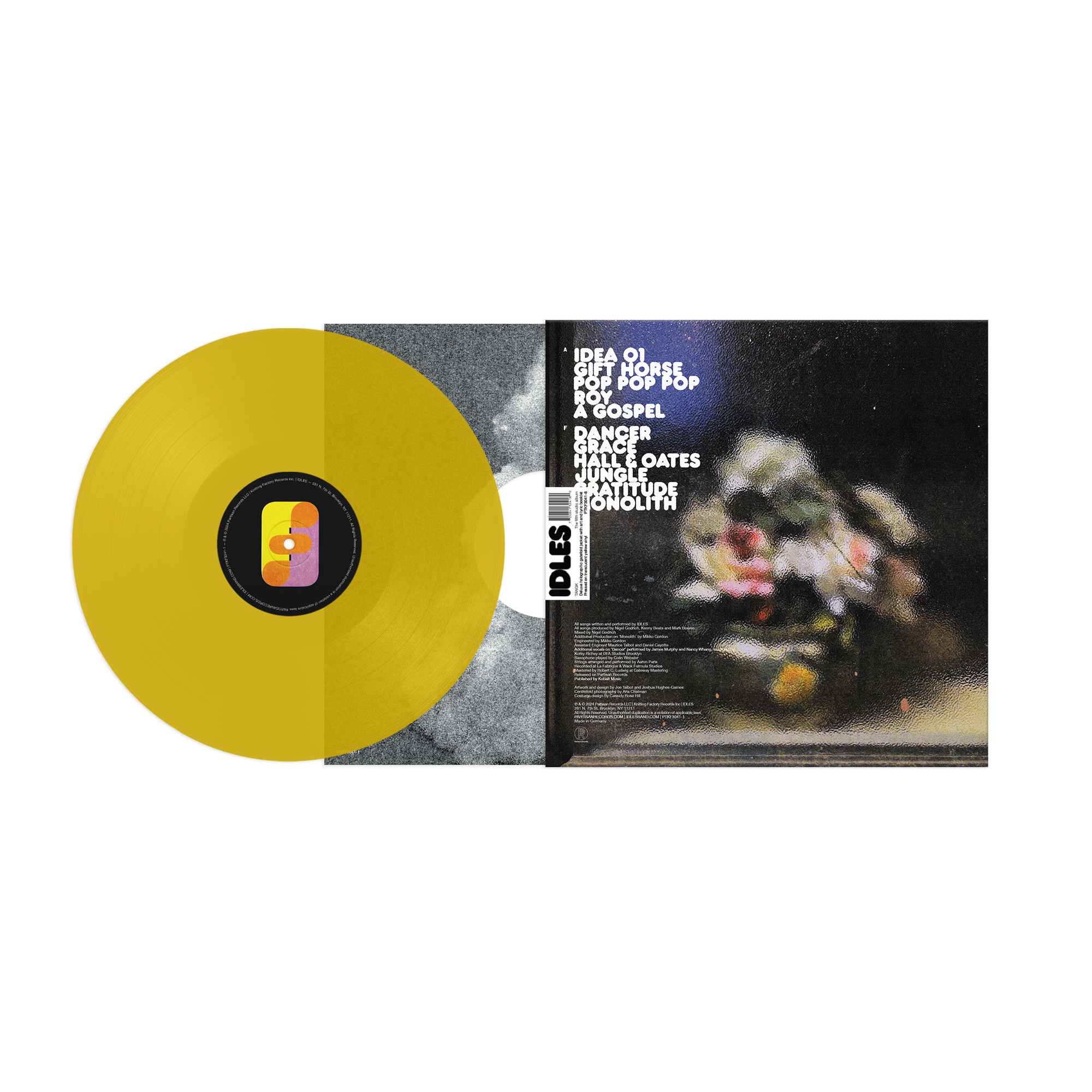 IDLES - TANGK (Limited Edition Translucent Yellow Deluxe LP)