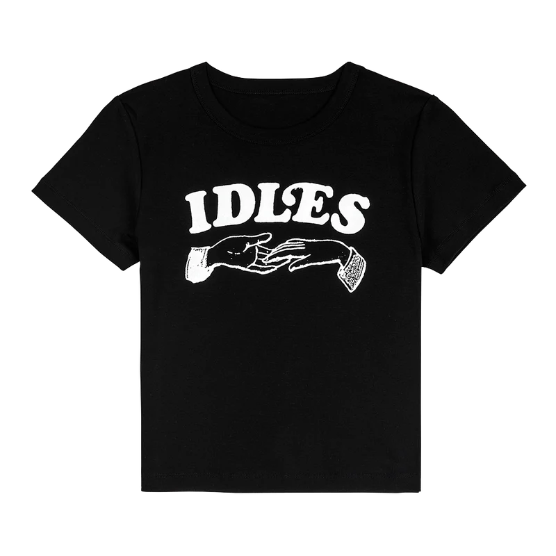 IDLES - Hands Cropped Womens T-Shirt