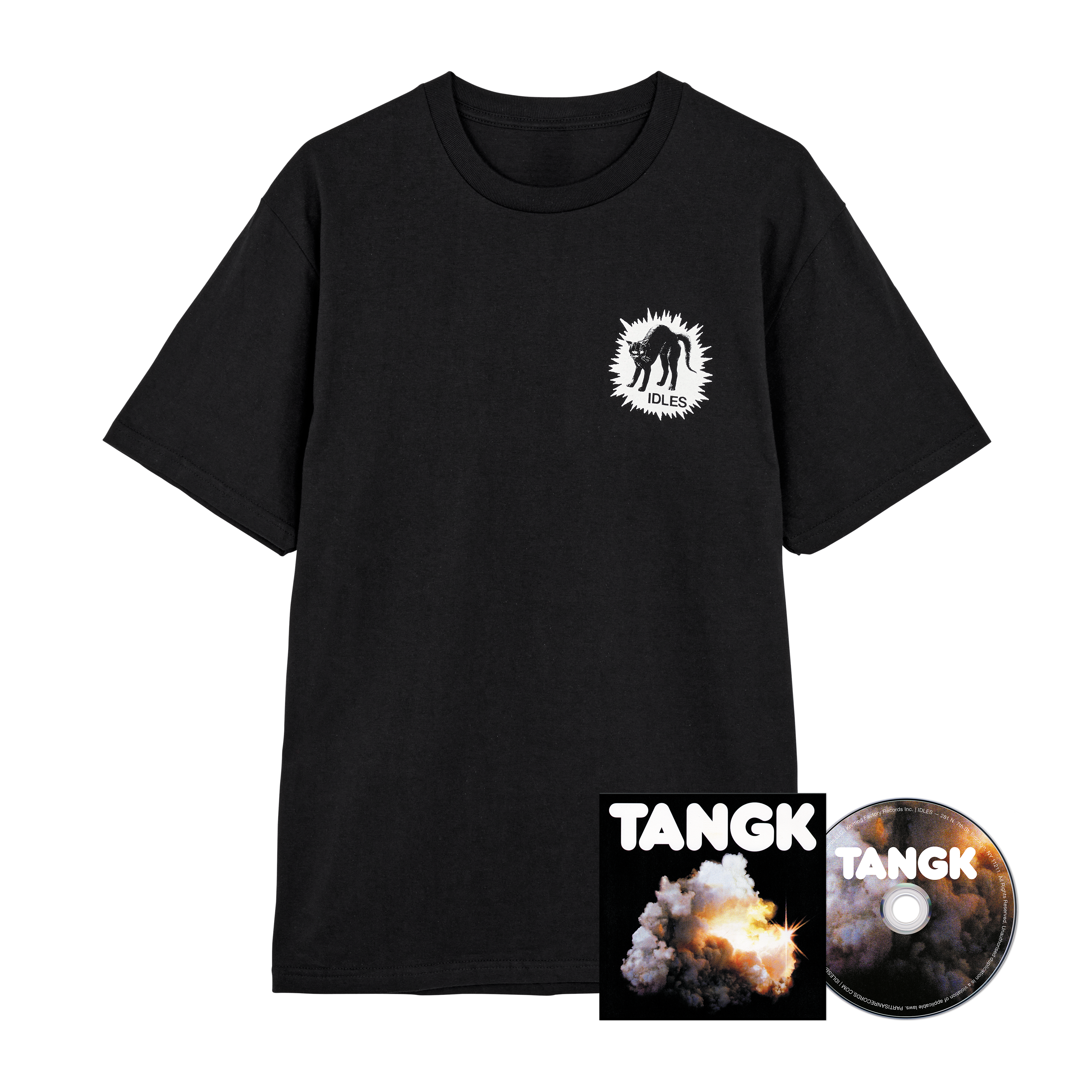 TANGK (CD) + No King Cat T-Shirt