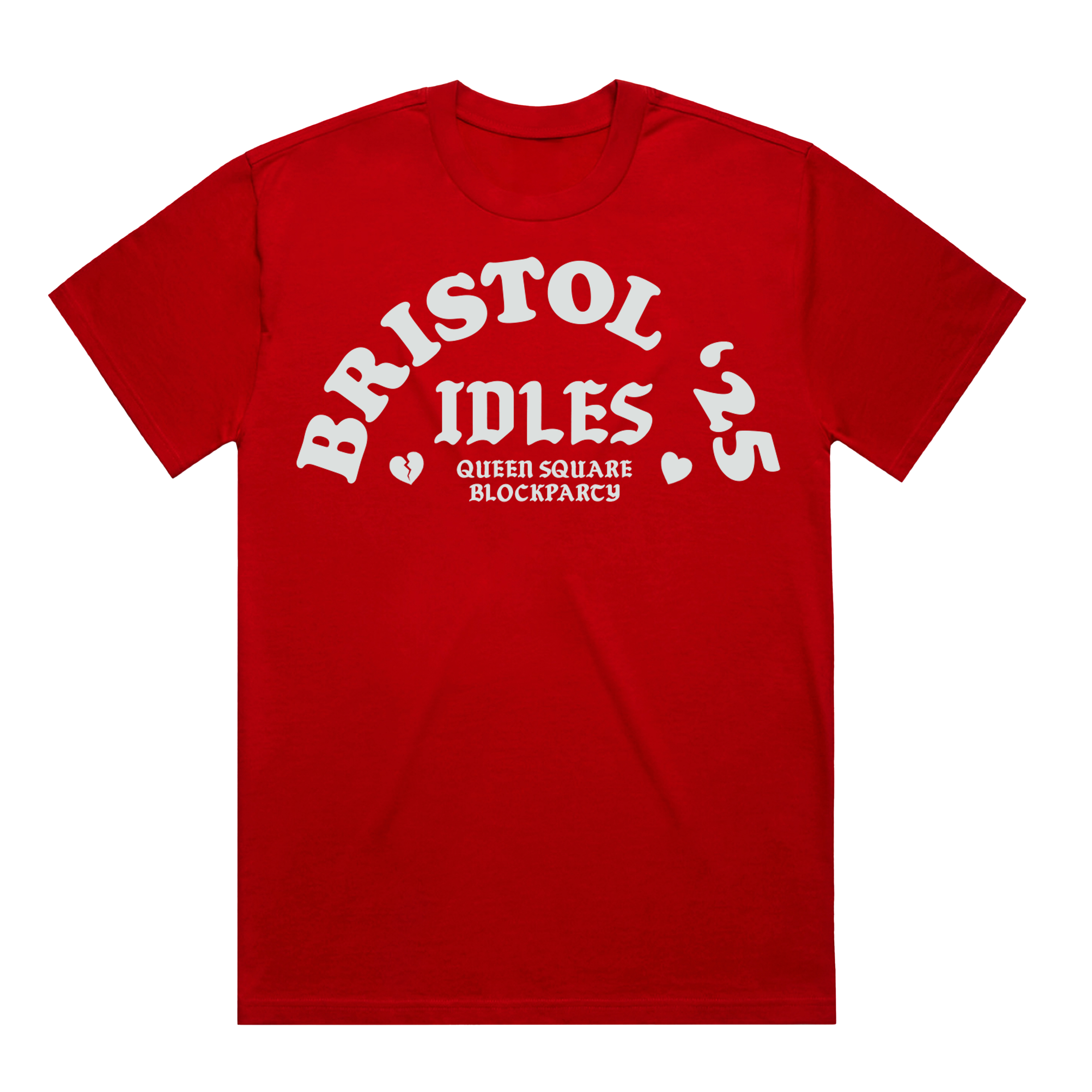 IDLES - Queen Square Block Party Flocked T-shirt