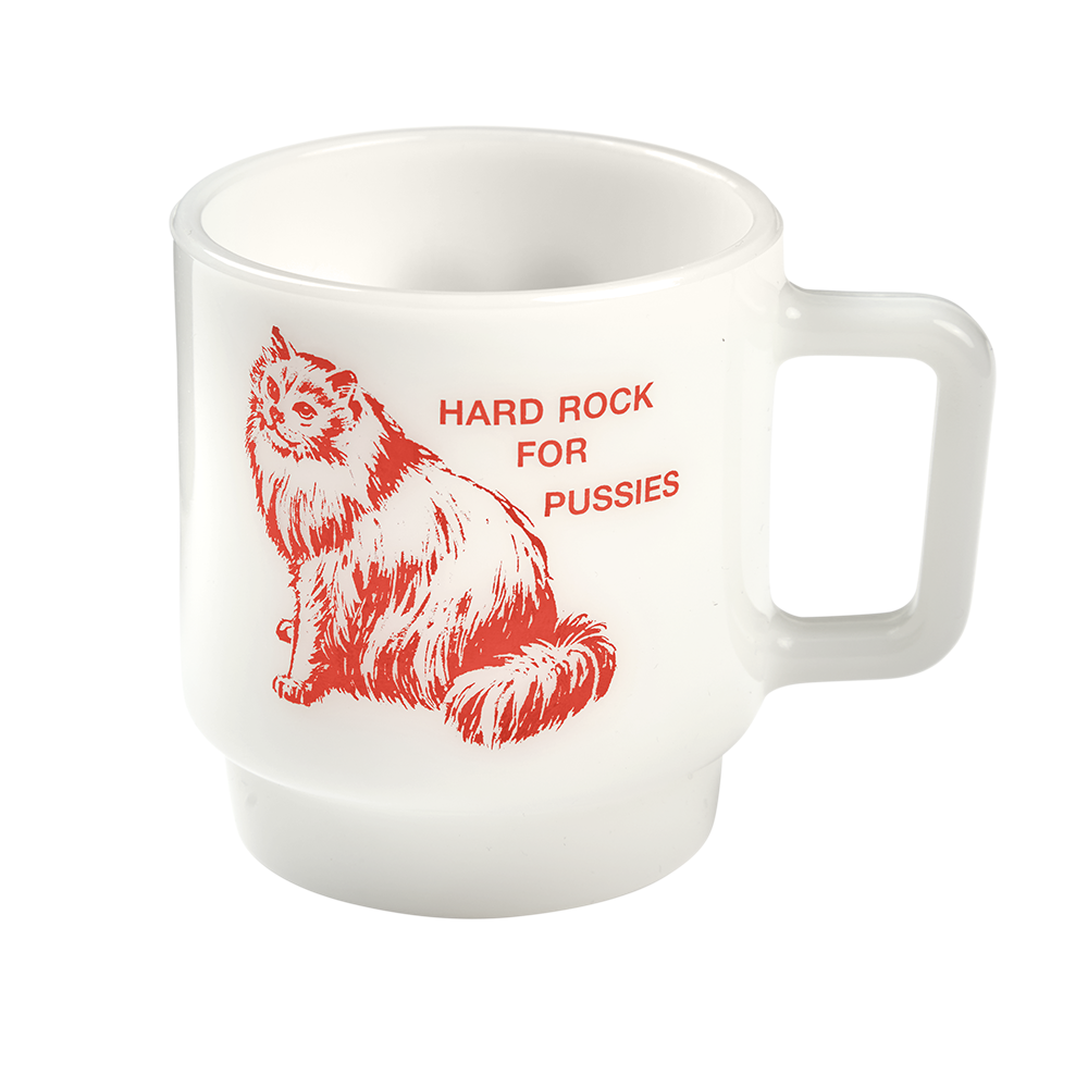 IDLES - Hard Rock For Pussies Milk Glass Mug