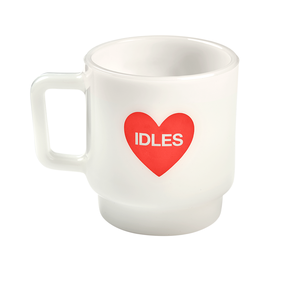 IDLES - Hard Rock For Pussies Milk Glass Mug