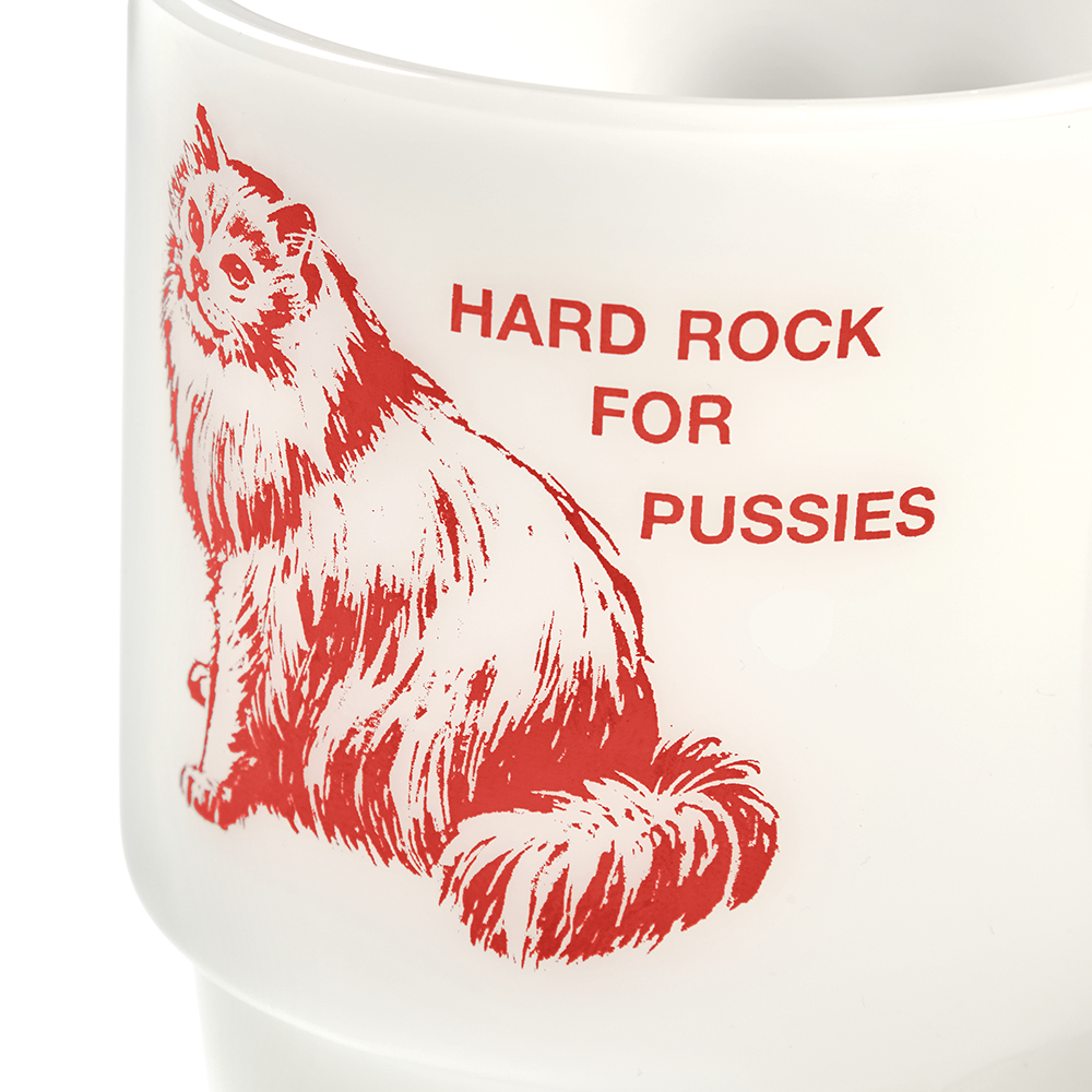 IDLES - Hard Rock For Pussies Milk Glass Mug