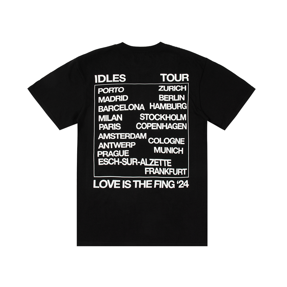 IDLES - Tour Dateback T-Shirt