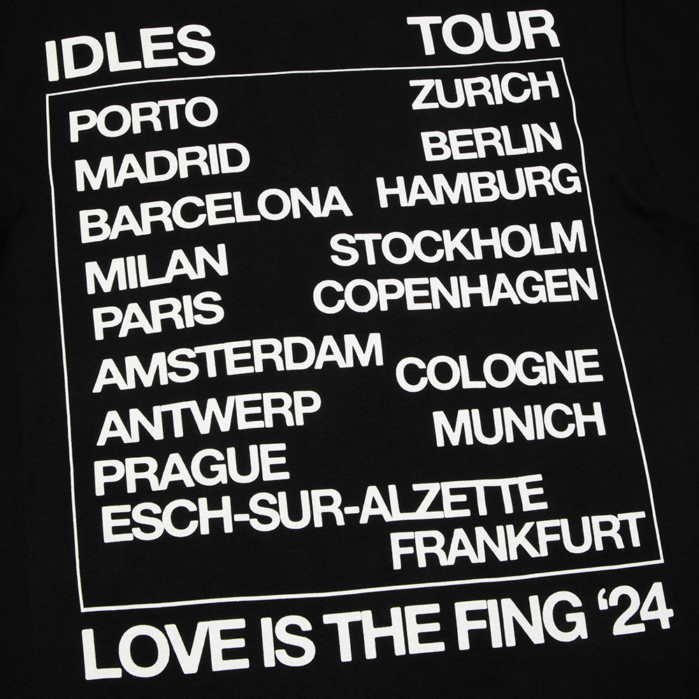 IDLES - Tour Dateback T-Shirt