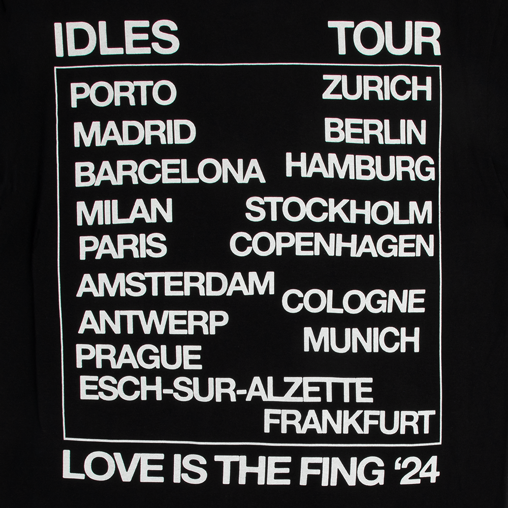 IDLES - Tour Dateback T-Shirt