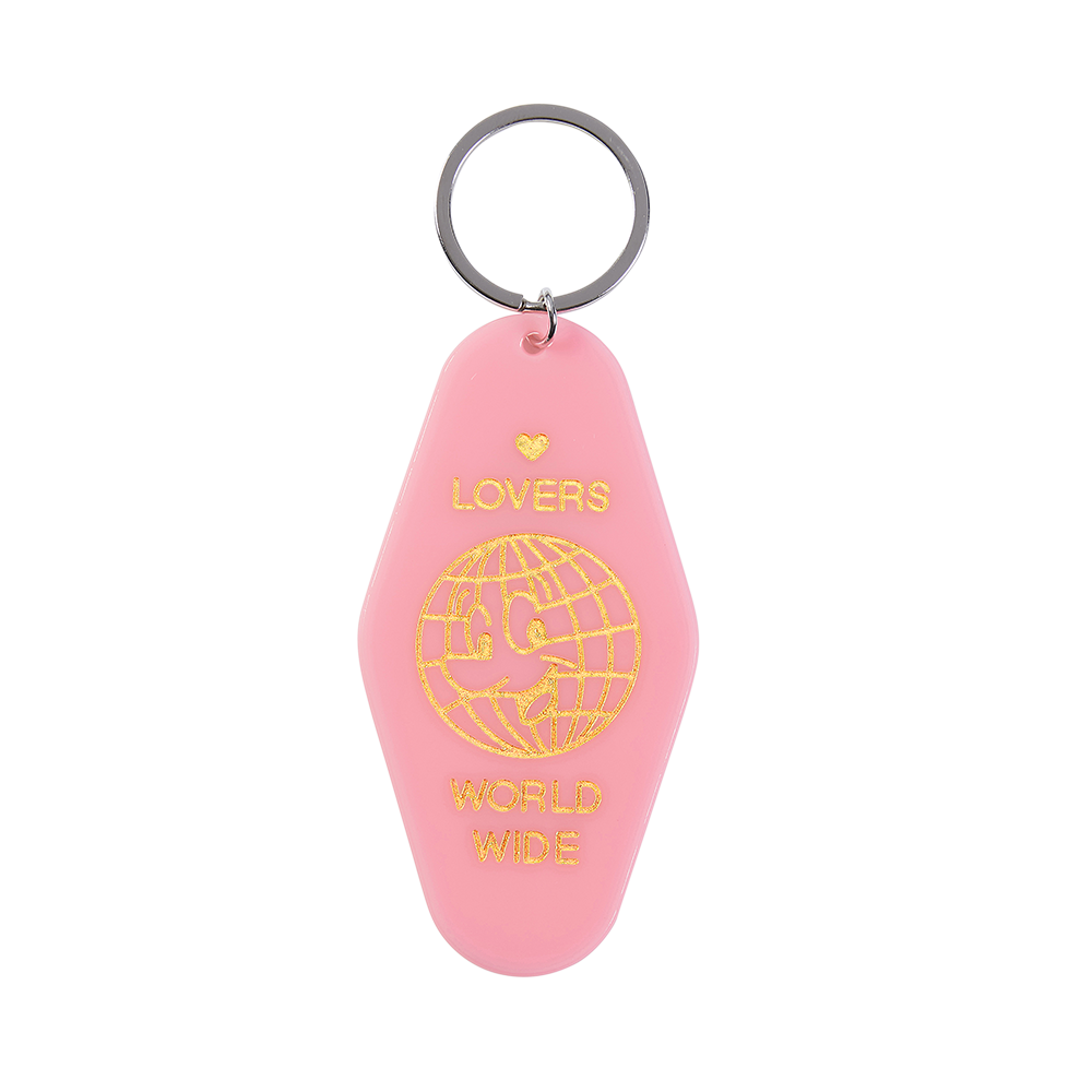 IDLES - Lovers Pink Keyring.