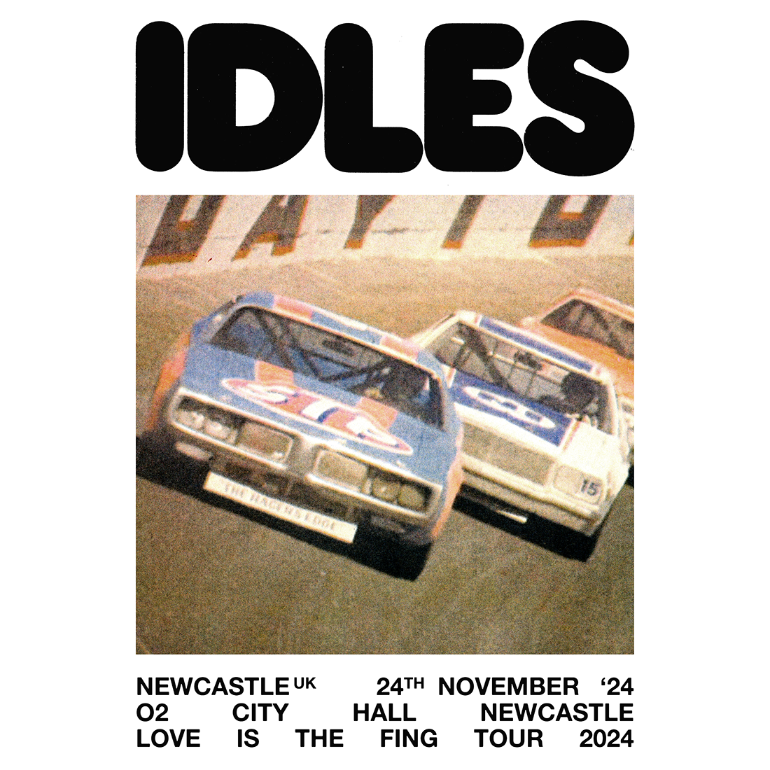 IDLES - 2024 Event Poster – Newcastle
