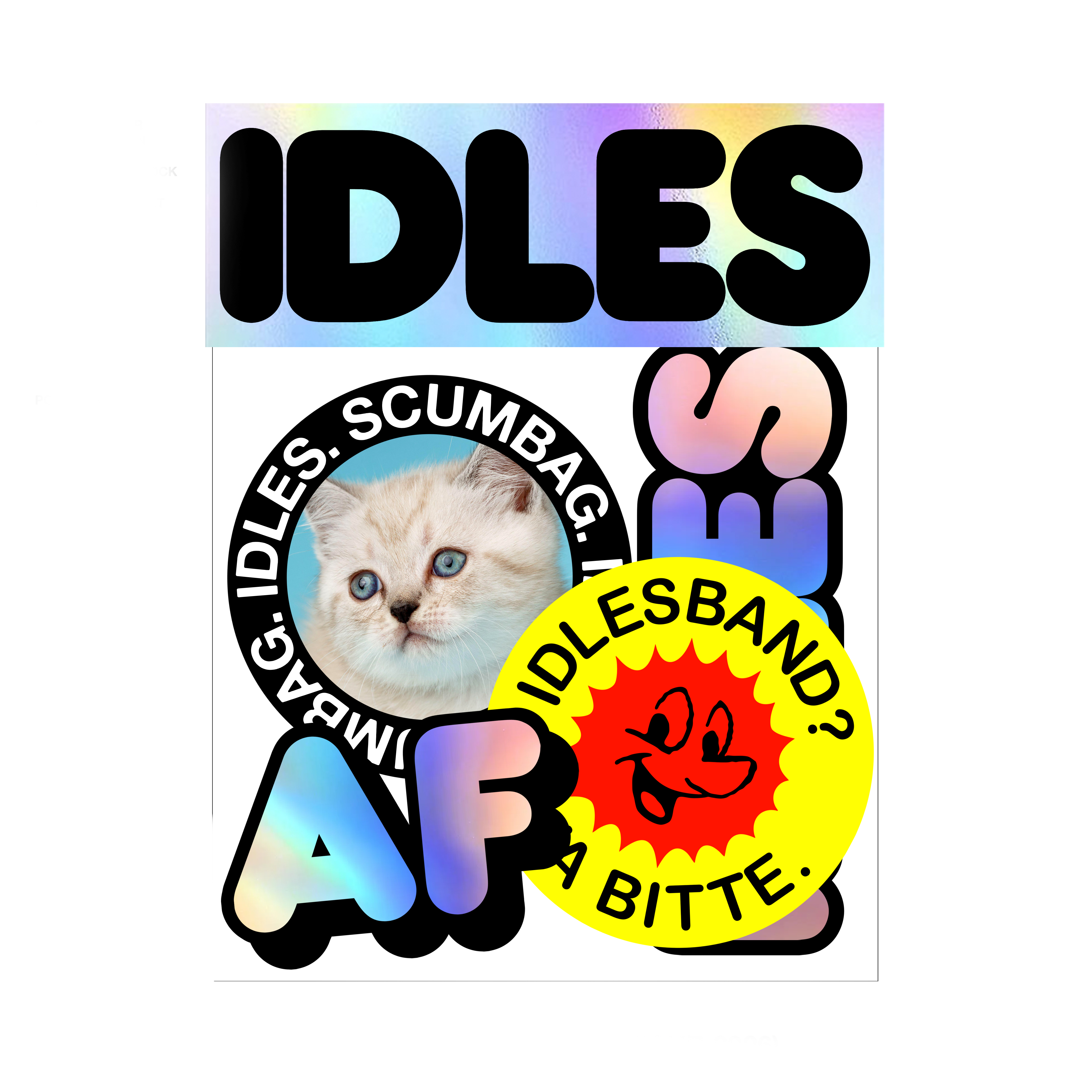 IDLES - IDLES 2026 Tour Sticker Pack