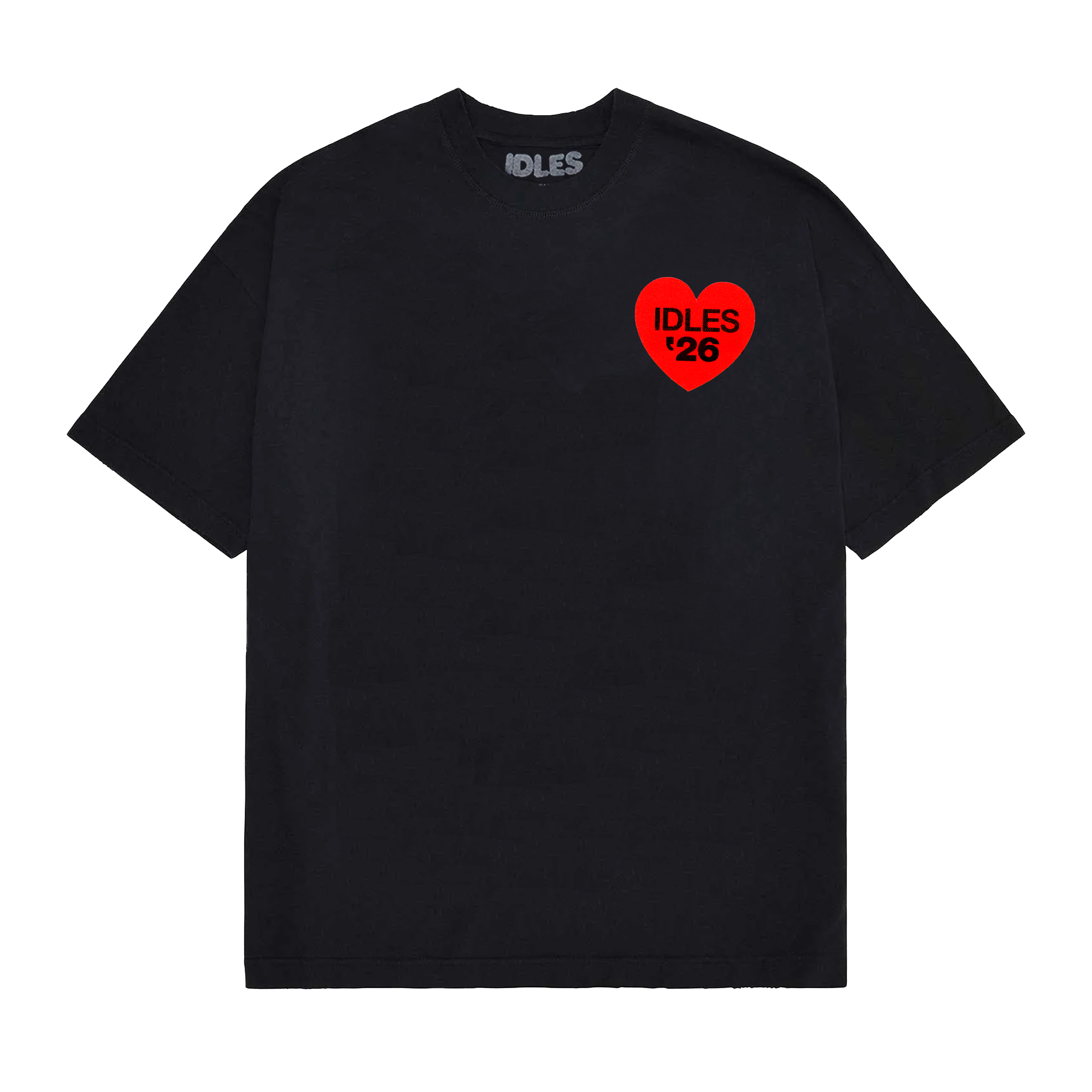 IDLES - 2026 Heart Tour Date Back T-Shirt