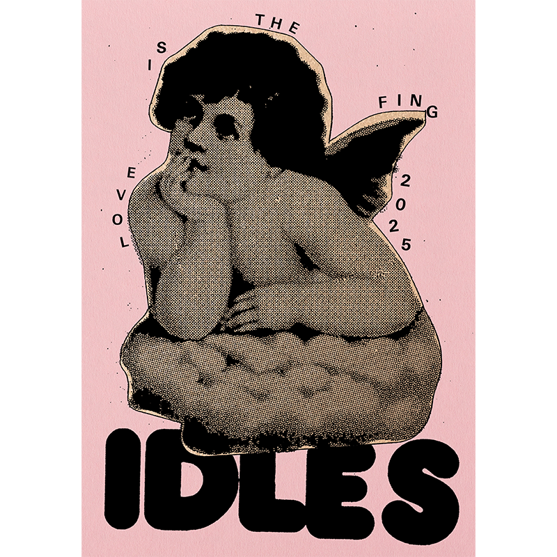 IDLES - Love Is The Thing Cherub Limited Edition Screenprint