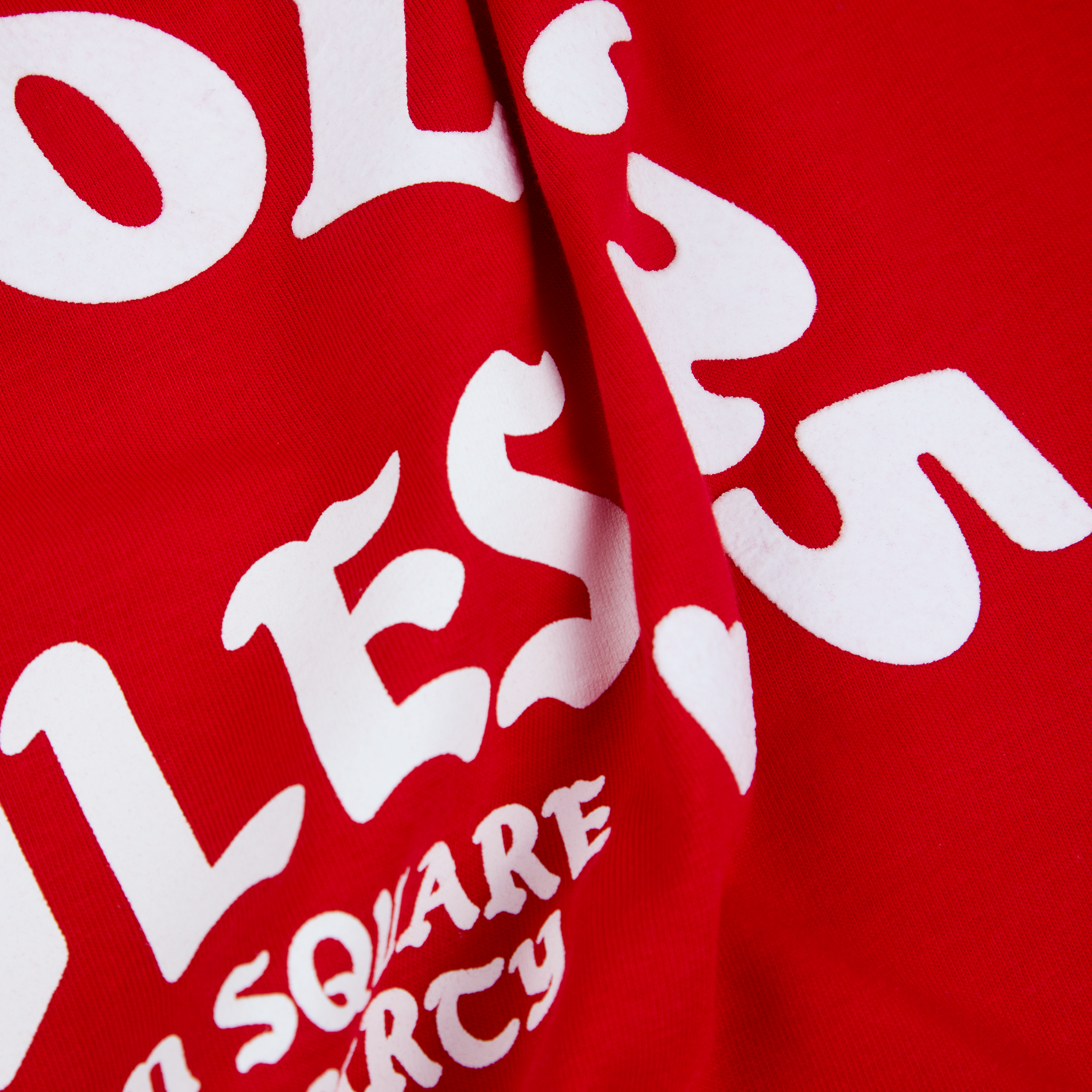 IDLES - Queen Square Block Party Flocked T-shirt