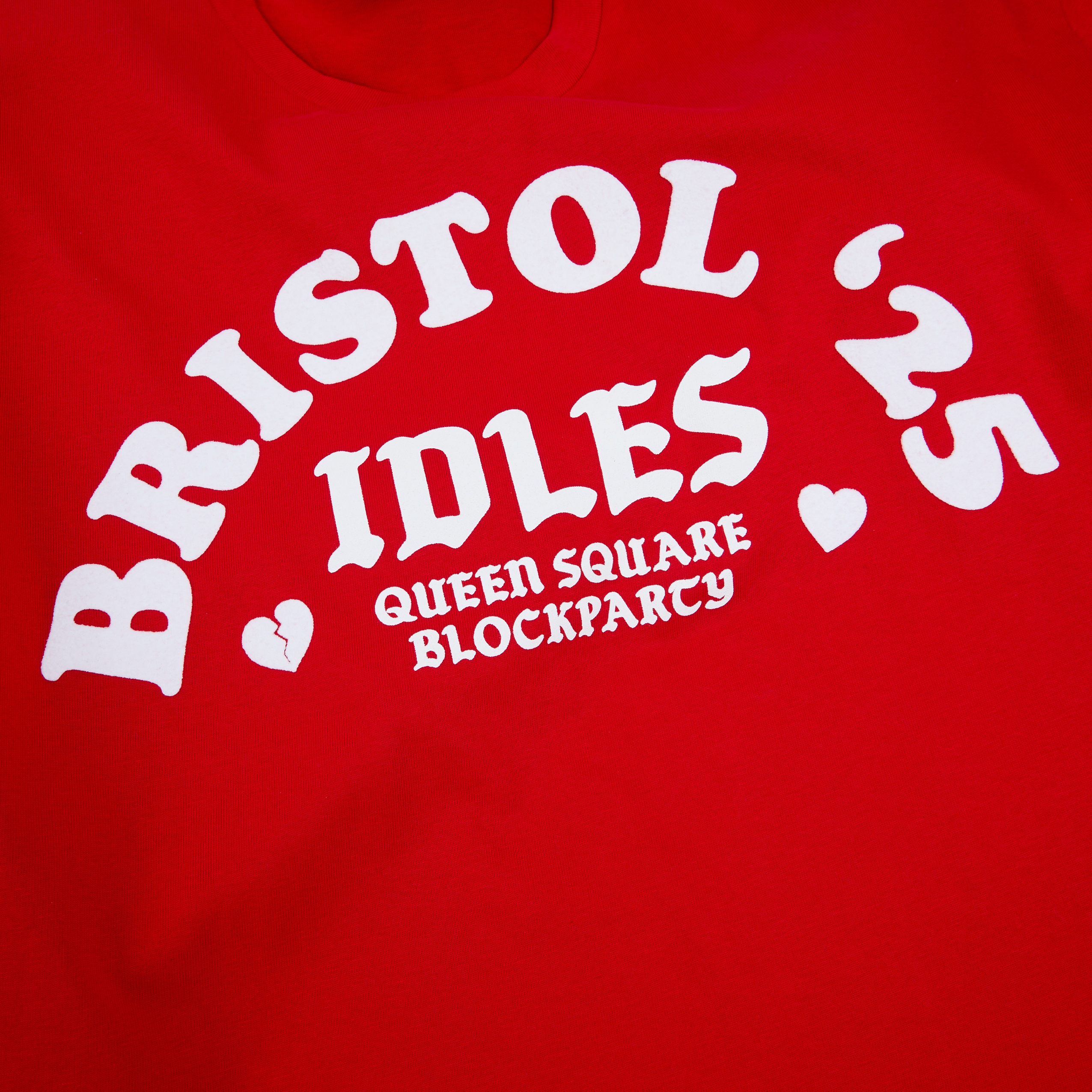 IDLES - Queen Square Block Party Flocked T-shirt
