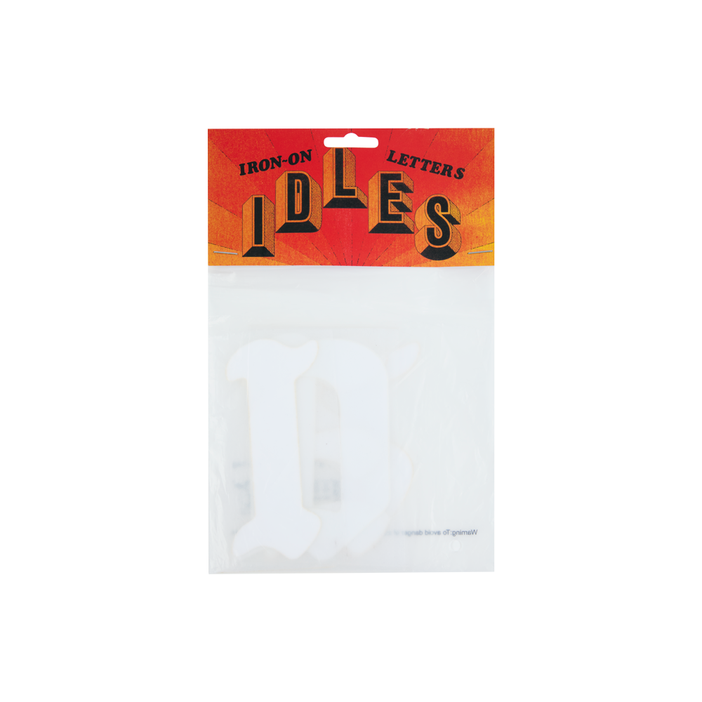 IDLES - IDLES Iron-on Letters