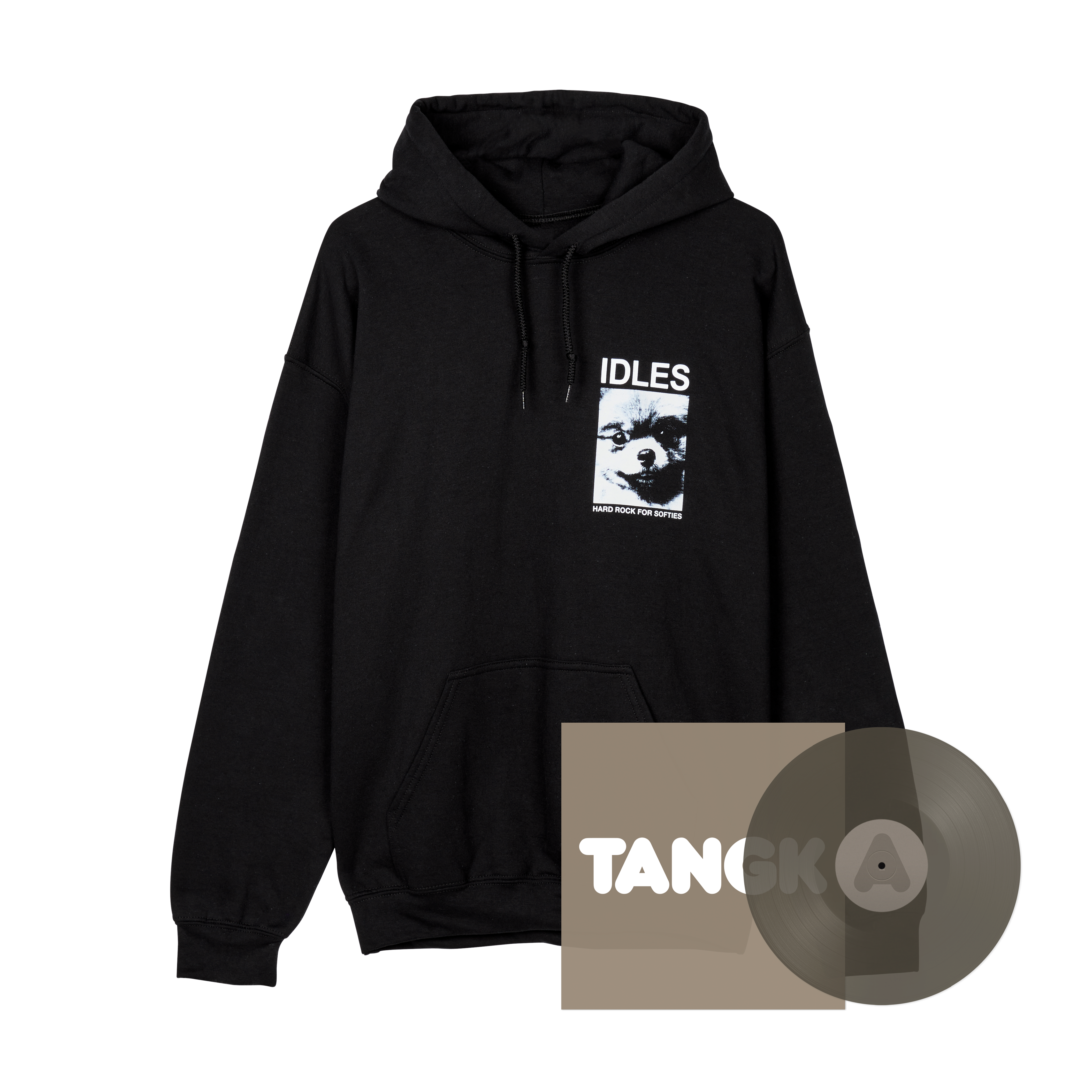 TANGK (LIMITED EDITION COLLECTOR’S D2C EXCLUSIVE PVC LP) + HARD ROCK FOR SOFTIES HOODIE BUNDLE