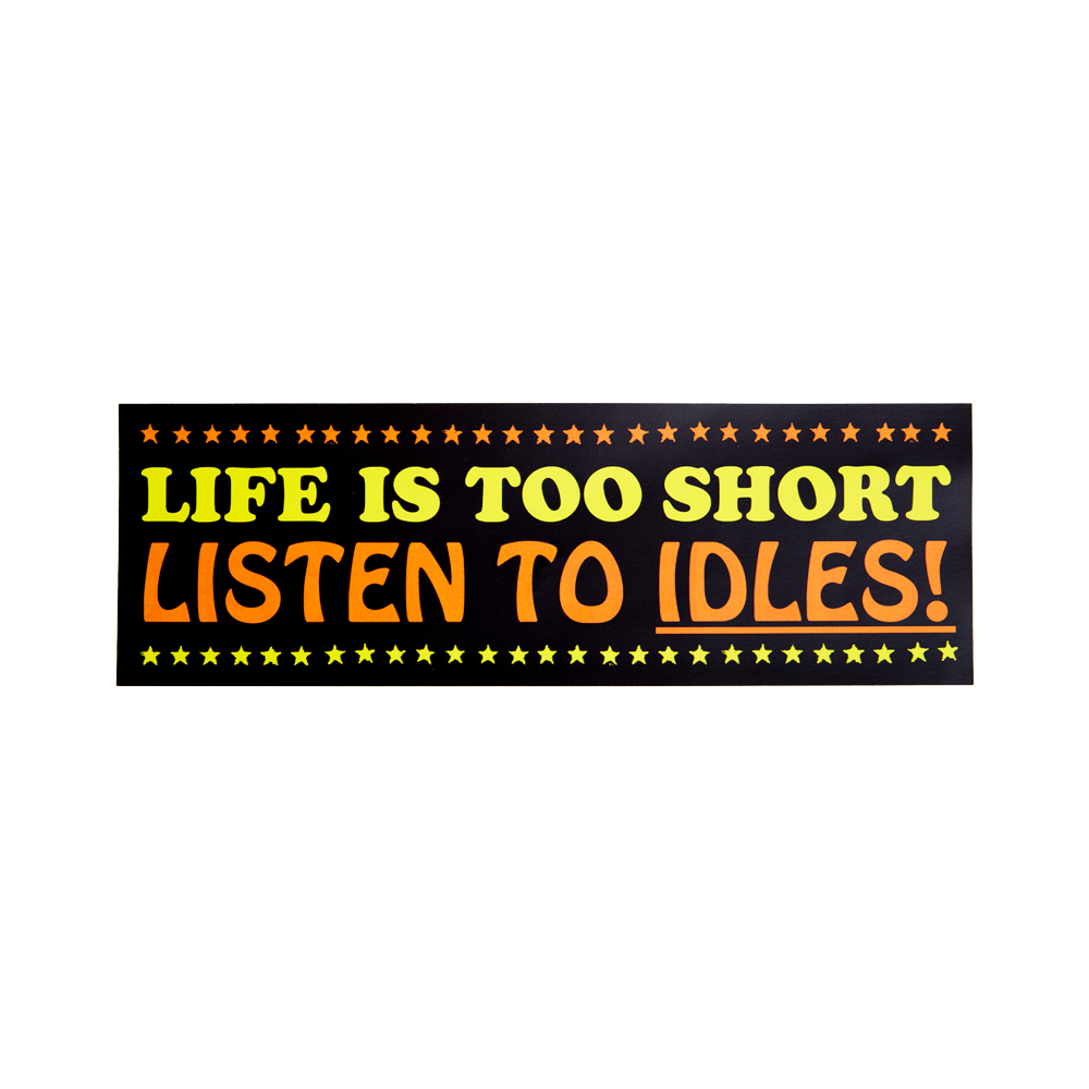 IDLES - Block Party Bumper Stickers